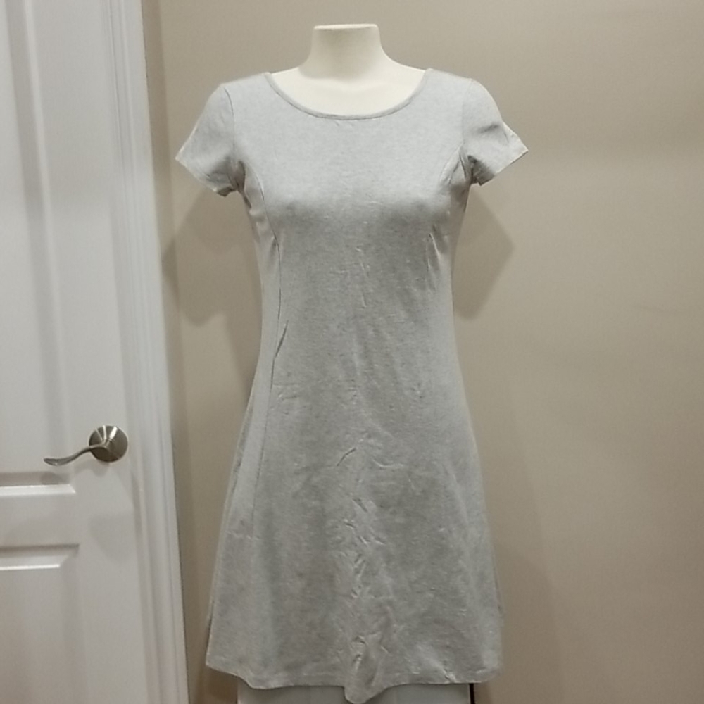 Short Sleeve Skater Dress - Back Bows